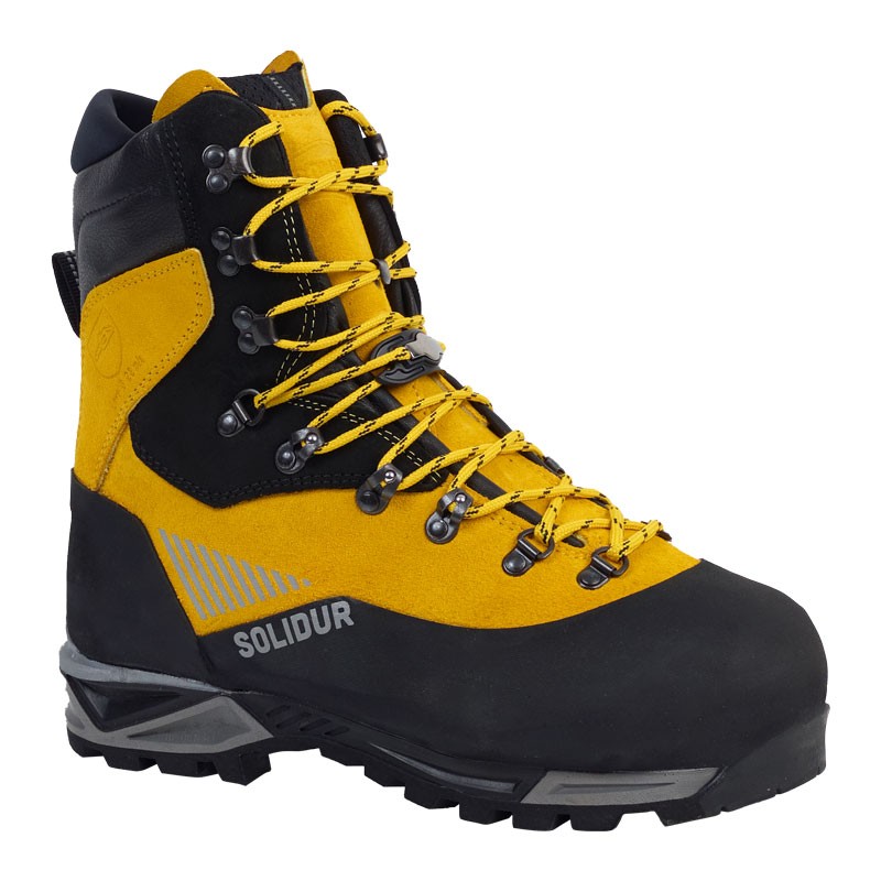 Chaussures hautes scie à chaîne jaunes CL3 S3 LOGWOOD