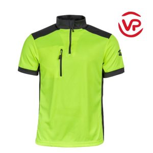 Tee shirt manches courtes jaune UPF50+